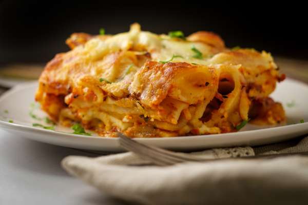 Smoked Cheese Ziti and Veggie Bake