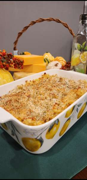 Salmon Mac and Cheese