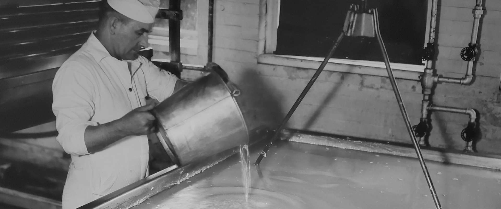 Creamery - making cheese